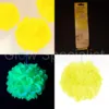 UV/BLACKLIGHT  POMPOM - NEON GEEL - 30 CM