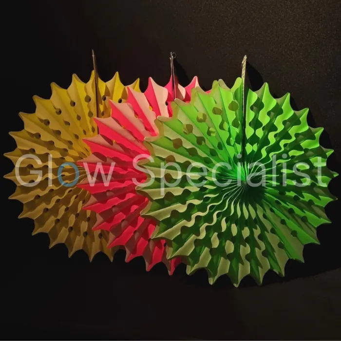 UV/BLACKLIGHT  NEON HONEYCOMB WAAIER