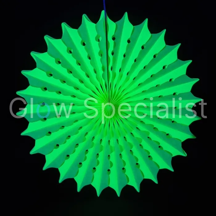 UV/BLACKLIGHT NEON HONEYCOMB FAN
