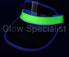 UV/BLACKLIGHT -  NEON ZONNEKLEP - GEEL