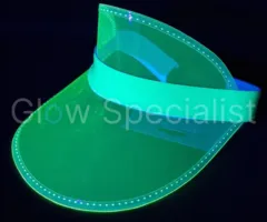 UV/BLACKLIGHT -  NEON ZONNEKLEP - GROEN