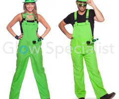 Folat UV/ BLACKLIGHT NEON TUINBROEK GROEN