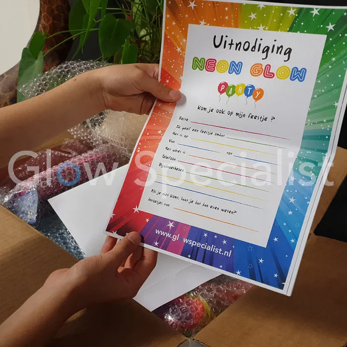 NEON GLOW KIDS PARTY PACKAGE - 10 KIDS