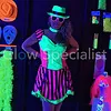 UV / BLACKLIGHT NEON DRESS