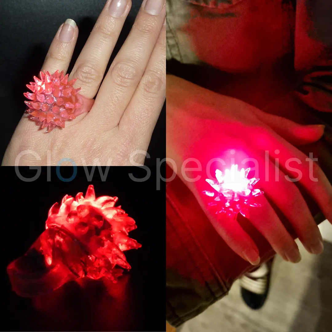 LED Stekelringen – Displaydoos met 48 kleurrijke knipperringen