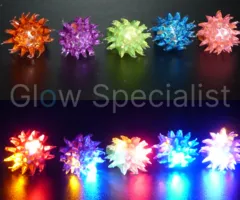 SPIKY LED RINGS - DISPLAY BOX WITH 48 PIECES