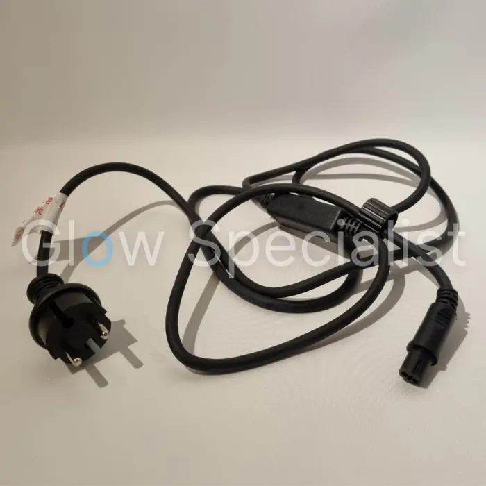 PRIKKABEL - 5 M - 10 LED LAMPEN - HELDER - WARM WIT - IP44