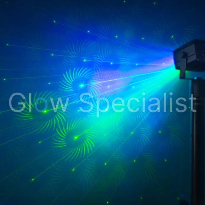 BeamZ BeamZ Athena Gobo Laser met Accu – Compacte Laser met Gobo & LED‑effecten voor Feest & Entertainment