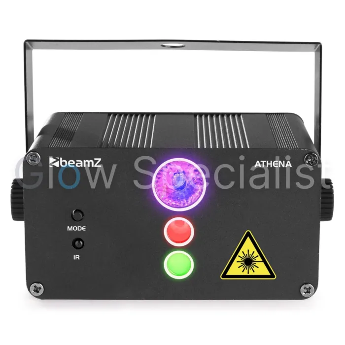 BeamZ BeamZ Athena Gobo Laser met Accu – Compacte Laser met Gobo & LED‑effecten voor Feest & Entertainment