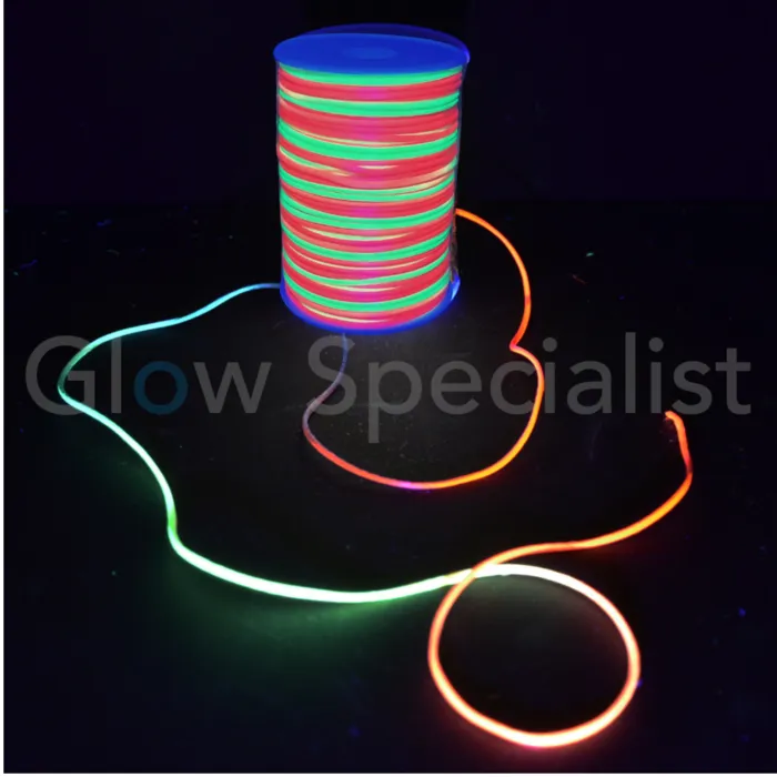 Glow Specialist UV NEON NYLON KOORD - 2 MM x 100 M