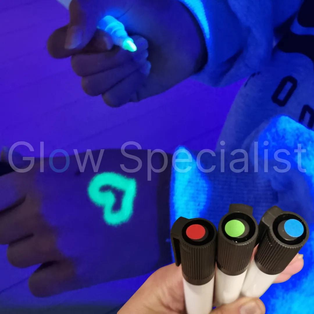 UV / Blacklight Bodypaint Pen – Onzichtbare huidstift – Glow & Neon Party