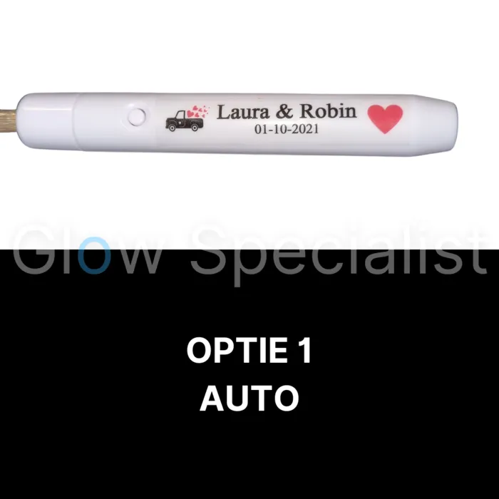 WHITE FIBERSTICK - PERSONALIZED