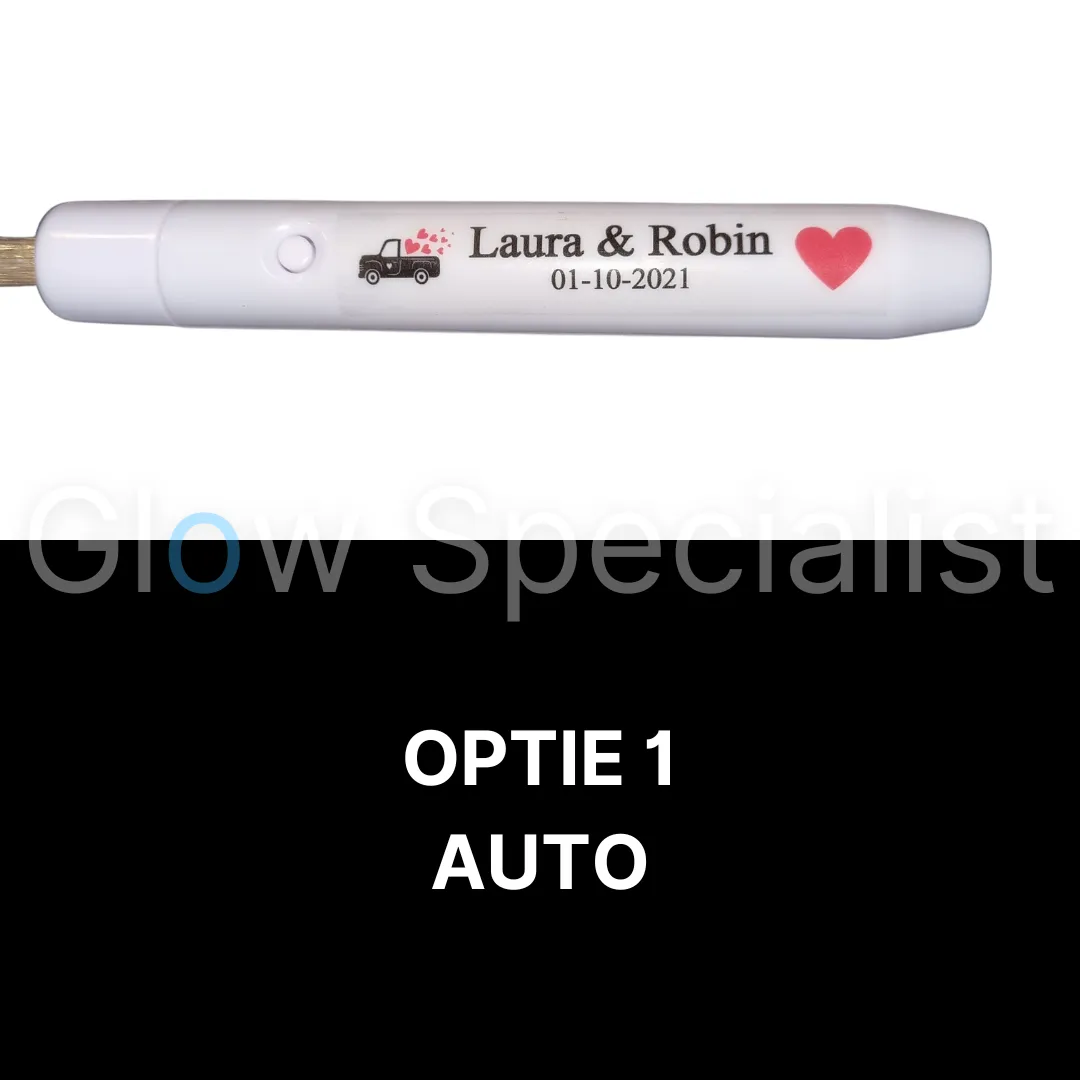 WITTE FIBERSTICK - GEPERSONALISEERD