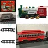 CHRISTMAS TRAIN SET WITH LIGHT AND SOUND - 23 PIECES