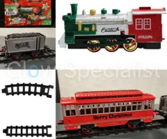 KERST TREINSET MET LICHT EN GELUID - 23-DELIG