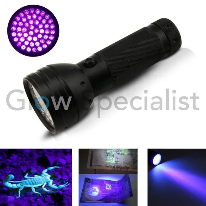 Glow Specialist UV Zaklamp 51 LED – 395nm – Krachtige Blacklight