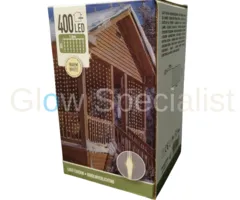 LIGHT CURTAIN - 400 LEDS - 8 FUNCTIONS - 1.90 M - WARM WHITE - IP44