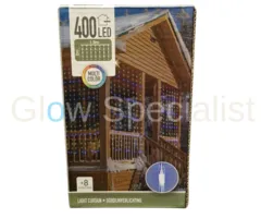 LIGHT CURTAIN - 400 LEDS - 8 FUNCTIONS - 1.90 M - MULTICOLOR - IP44
