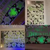 CHRISTMAS - GLOW IN THE DARK WINDOW STICKERS - 2 SETS
