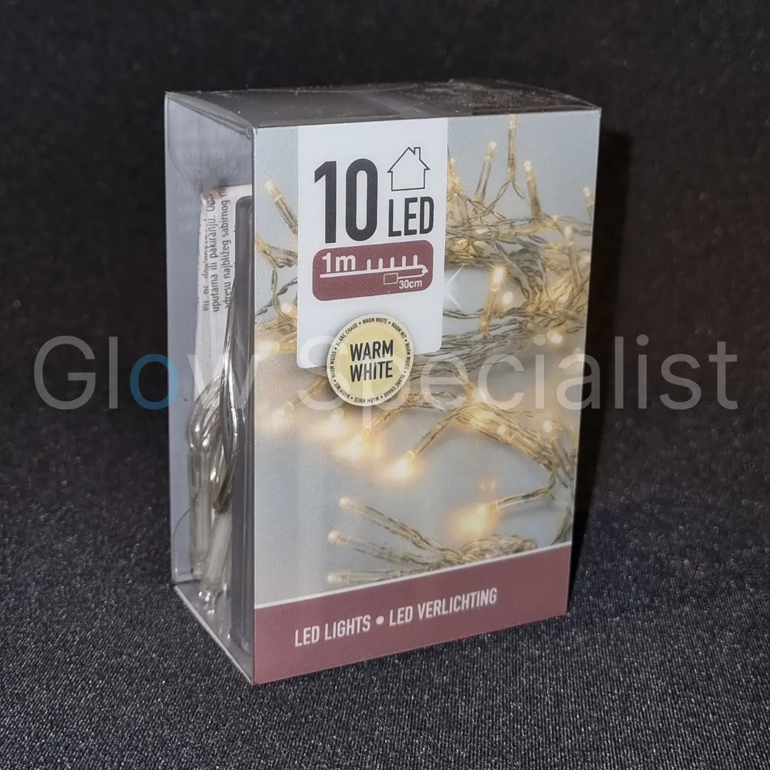 LED LIGHTS - 10 LIGHTS - WARM WHITE