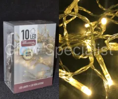 LED LIGHTS - 10 LAMPJES - WARM WIT