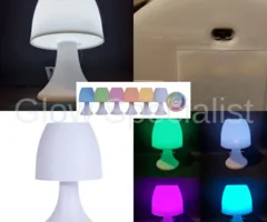 Grundig LED TAFELLAMP - 19 CM - WIT EN COLOR CHANGING