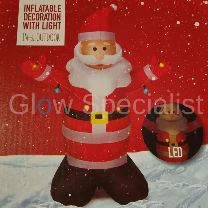 INFLATABLE SANTA CLAUS WITH LIGHTS - 190 CM