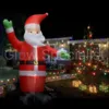 Europalms INFLATABLE GIANT SANTA WITH LIGHT - 400 CM