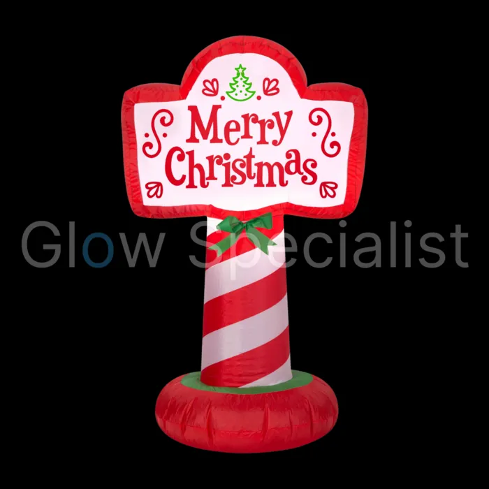 Europalms INFLATABLE CHRISTMAS SIGN WITH LIGHT - 120 CM