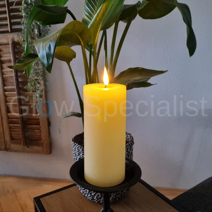 Simuflame SIMUFLAME LED KAARS  - DELUXE - MET AFSTANDSBEDIENING - 20 CM - IVOOR