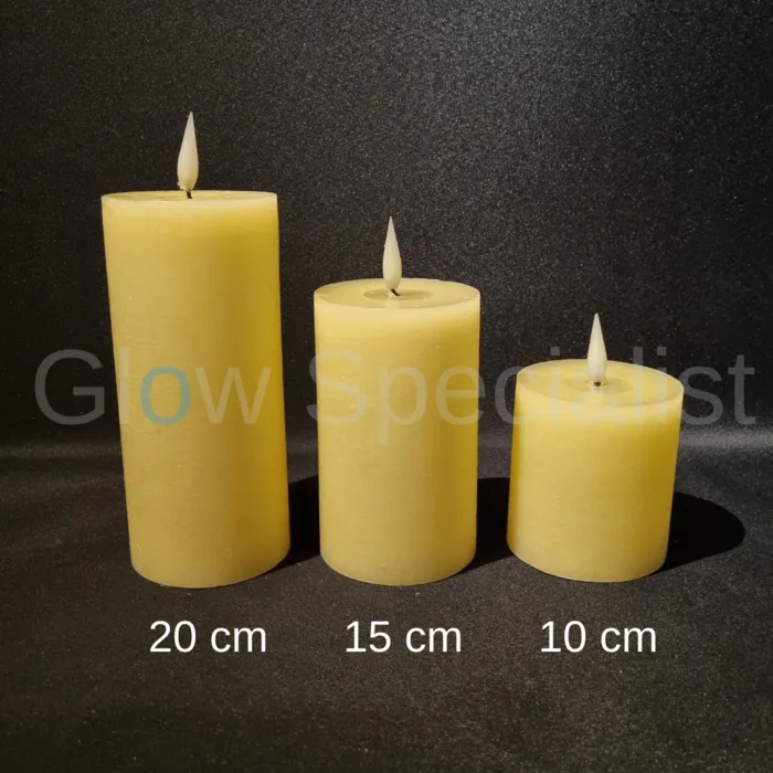 Simuflame SIMUFLAME LED KAARS  - DELUXE - MET AFSTANDSBEDIENING - 15 CM - IVOOR