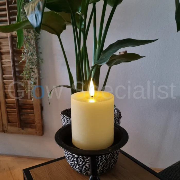 Simuflame SIMUFLAME LED KAARS  - DELUXE - MET AFSTANDSBEDIENING - 10 CM - IVOOR