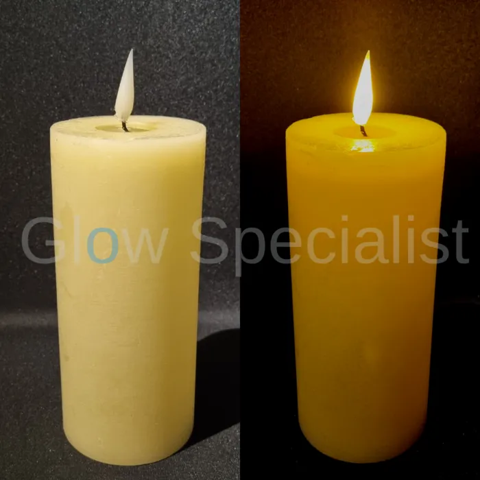 Simuflame SIMUFLAME LED KAARS  - DELUXE - MET AFSTANDSBEDIENING - 20 CM - IVOOR