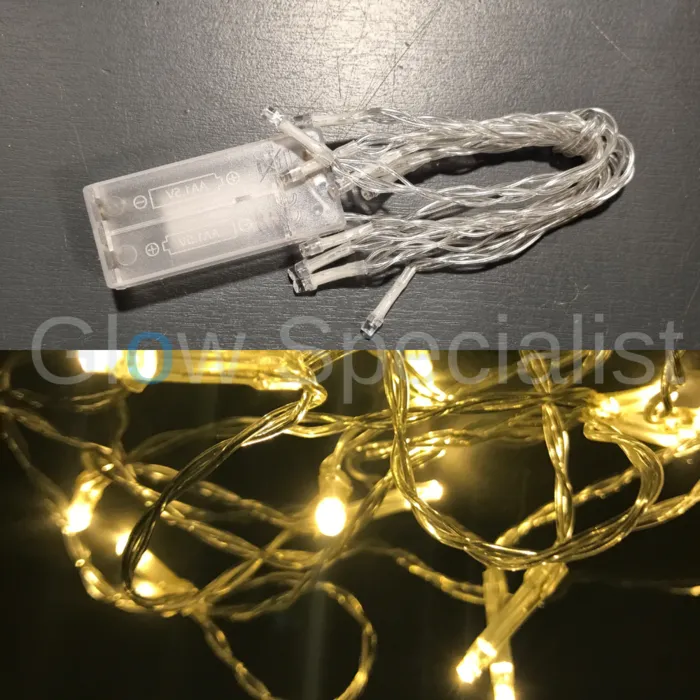 KERST STER MET LED - 45 CM - ROOD OF ZWART - TIMER