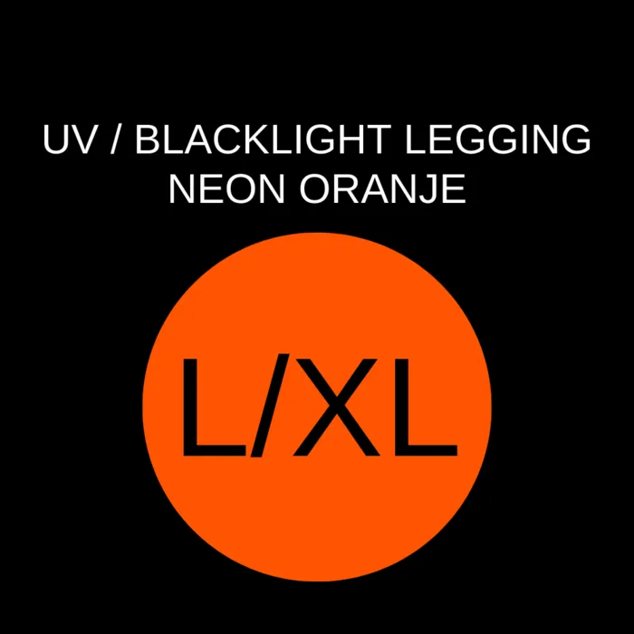 UV / BLACKLIGHT TIGHTS - NEON ORANGE - 60 DEN