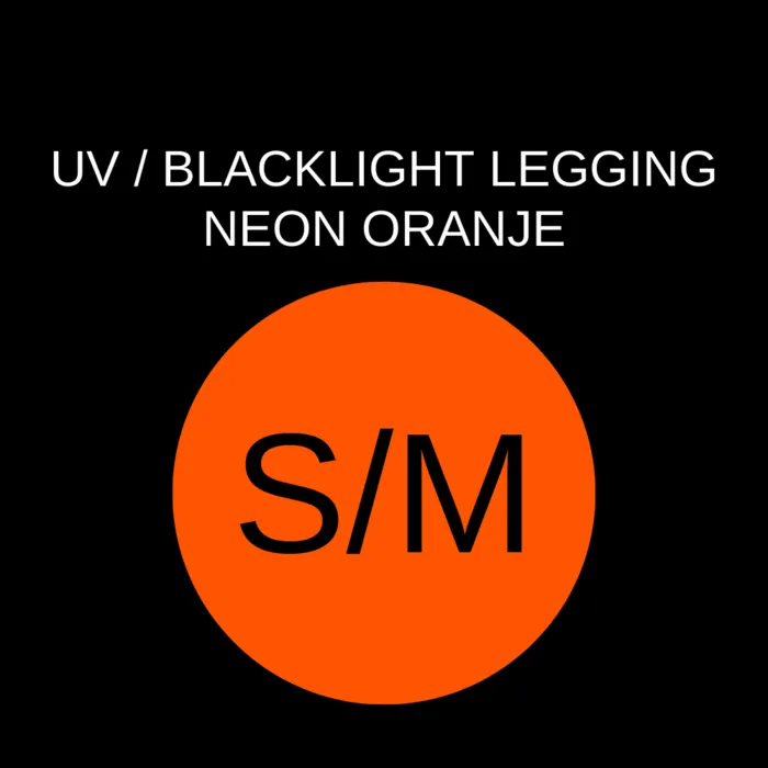 UV / BLACKLIGHT TIGHTS - NEON ORANGE - 60 DEN