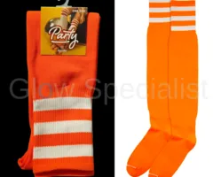 Apollo UV / NEON BLACKLIGHT SPORT SOCKS / KNEE SOCKS