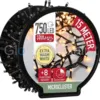 LED CLUSTERVERLICHTING - 750 LAMPJES - EXTRA WARM WIT - MET 8 LICHTFUNCTIES EN TIMER