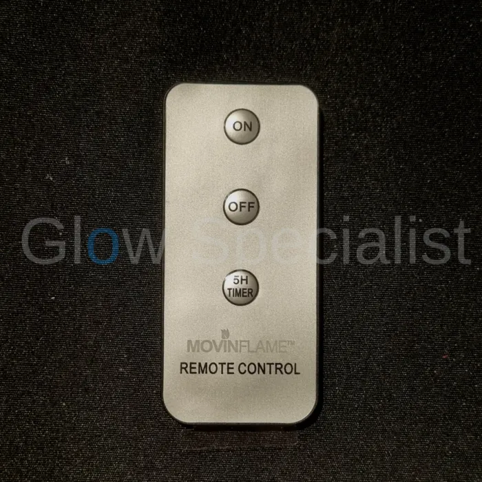 MovinFlame MOVINFLAME OUTDOOR LED CANDLE - WITH TIMER AND REMOTE CONTROL - IVOOR - 24 CM