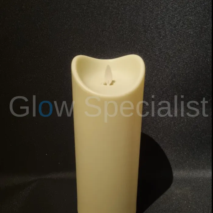 MovinFlame MOVINFLAME OUTDOOR LED CANDLE - WITH TIMER AND REMOTE CONTROL - IVOOR - 32 CM