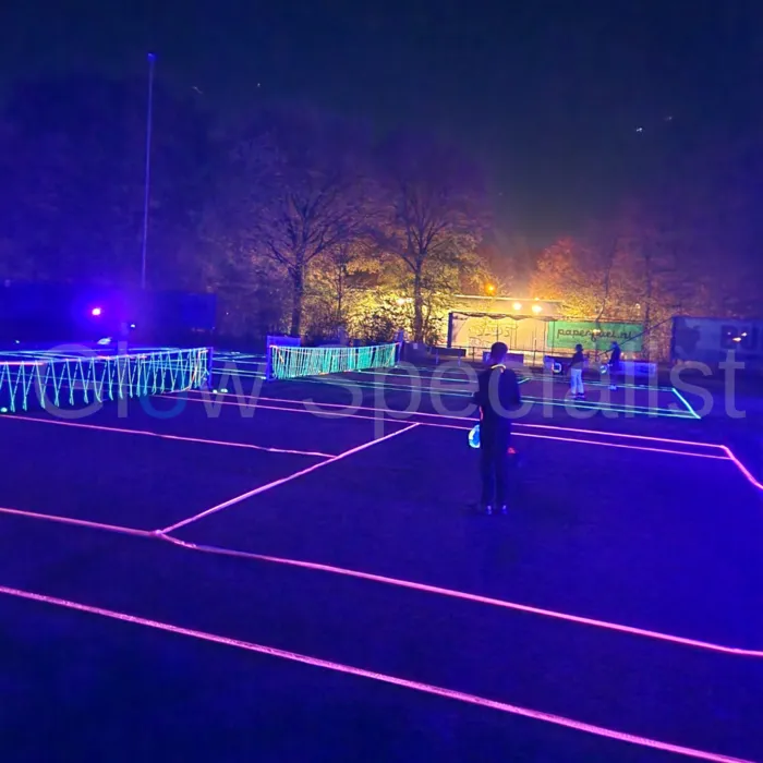 Glow Specialist BASIC NEON TENNIS PACKAGE - 1 COURT