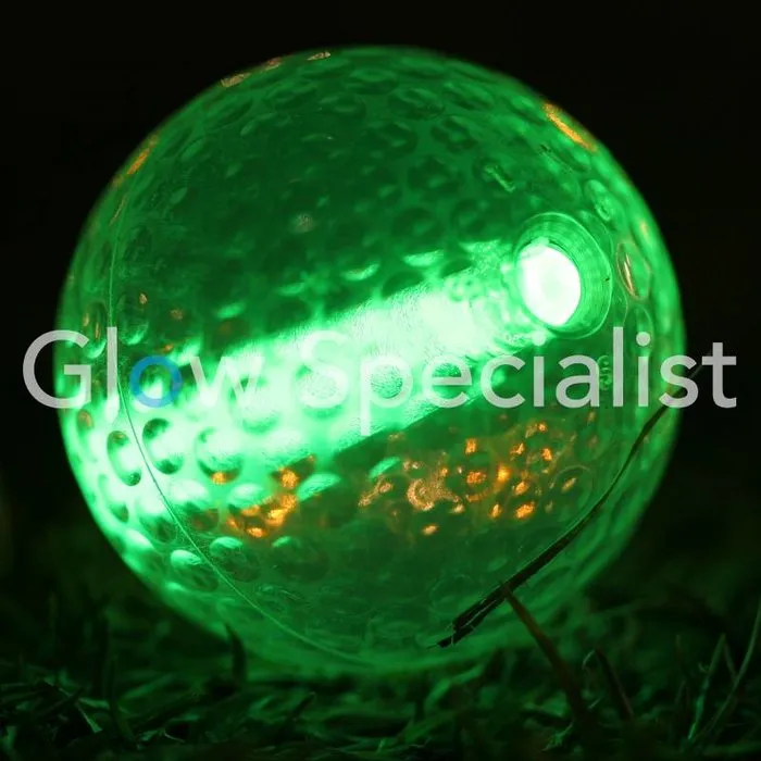 Glow Flyer Golf Ball – Refillable night golf ball – Ultra bright – 40 years proven performance