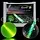Glow Flyer Golf Ball – Refillable night golf ball – Ultra bright – 40 years proven performance