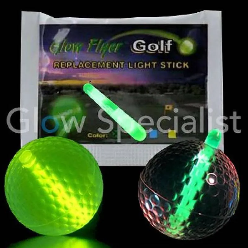 Glow Flyer / Nite‑Lite Refill – Groen – Originele navulling voor Glow Flyer golfbal
