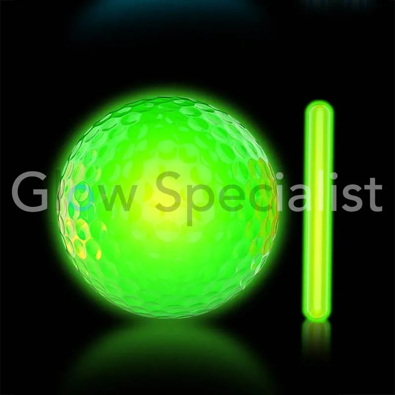 Glow Flyer Golf Ball – Refillable night golf ball – Ultra bright – 40 years proven performance