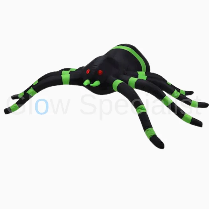 XL INFLATABLE HALLOWEEN SPIDER WITH LIGHT - 240 CM