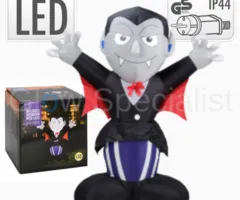 OPBLAASBARE HALLOWEEN DRACULA MET VERLICHTING - 150 CM