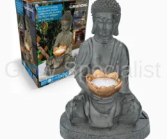 Grundig SOLAR BUDDHA STATUE WITH LIGHT - 25.5 CM