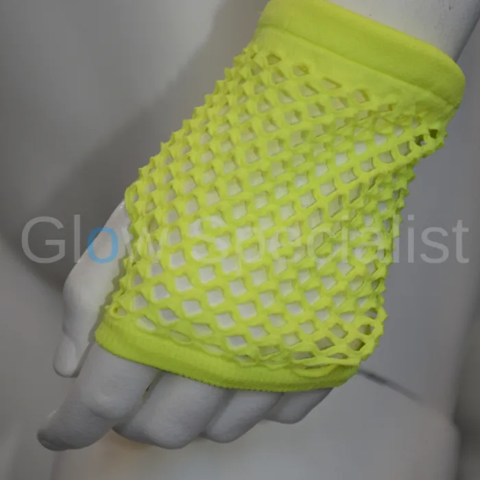 Apollo UV / BLACKLIGHT NEON FINGER GLOVES - SHORT MODEL - 10 CM