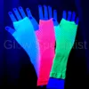 UV / BLACKLIGHT NEON GLOVES - FINGERLESS - 25 CM
